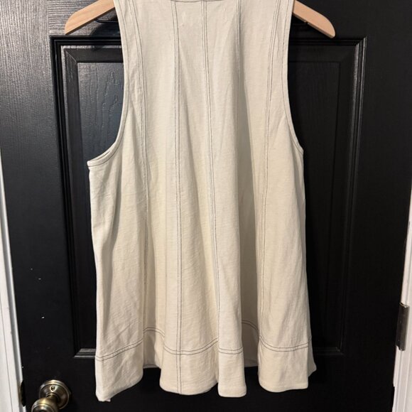 NWT Free People Womens Short Tank Set Cream Medium - Picture 5 of 8